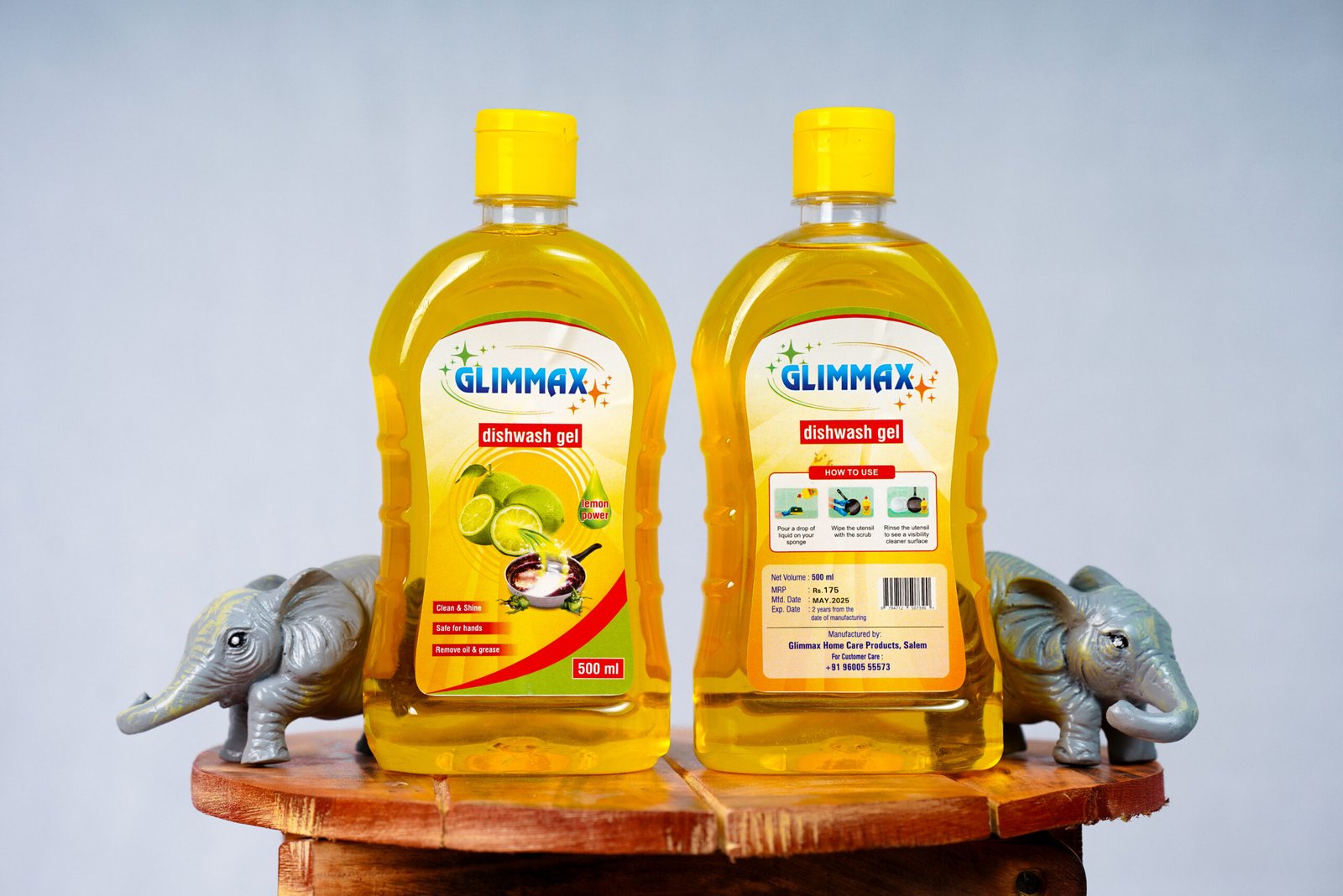 Glimmax Dishwash Gel – Lemon